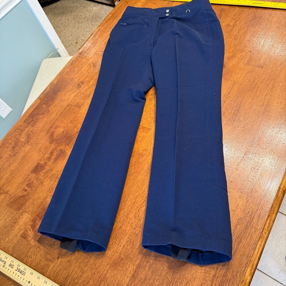 Vintage Peregrine Wool Blend women’s ski pants size 14 R stirrups made in Japan